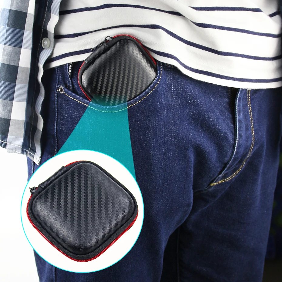 

Earphone Wire Case Cable Storage Box For Earphone Headphone Accessories Earbuds Memory Card USB Data Cable Organizer Box