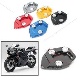 CNC мотоцикл Kickstand подножка боковая подставка удлинитель опорная пластина для Honda CBR600RR F5 2007 2008 2009 2010 2011 2012-2015