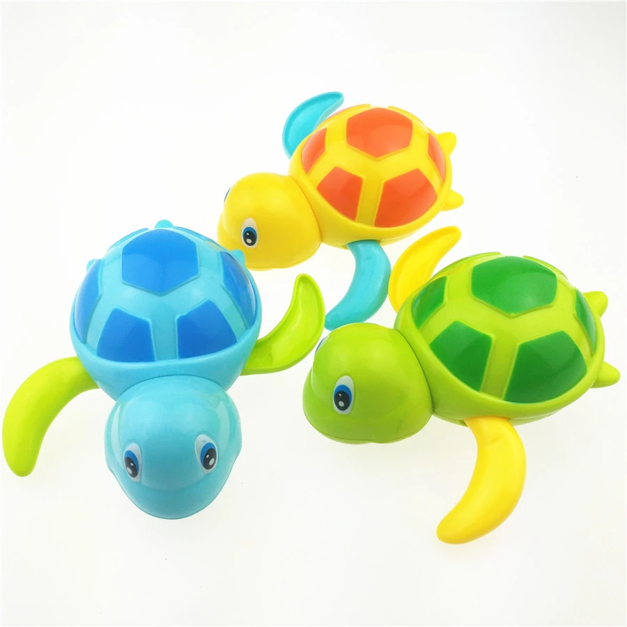 3ピース ロット新生児かわいい漫画動物亀赤ちゃん風呂のおもちゃ幼児水泳カメチェーン時計仕掛けのクラシックおもちゃ子供知育玩具 Baby Bath Toys Bath Toysswimming Turtle Aliexpress