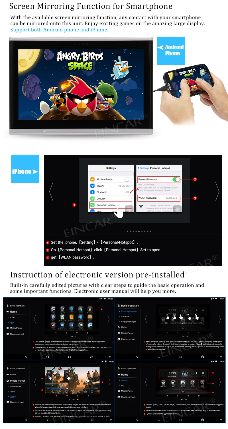 Flash Deal 10.1"" Tablet-Style Car Rear-seat Headrest Android 6.0 OS Quad Core Entertainment USB/SD/HDMI Port/Headphone Jack and 1366*768 R 5 Flash Deal 10.1"" Tablet-Style Car Rear-seat Headrest Android 6.0 OS Quad Core Entertainment USB/SD/HDMI Port/Headphone Jack and 1366*768 R 5