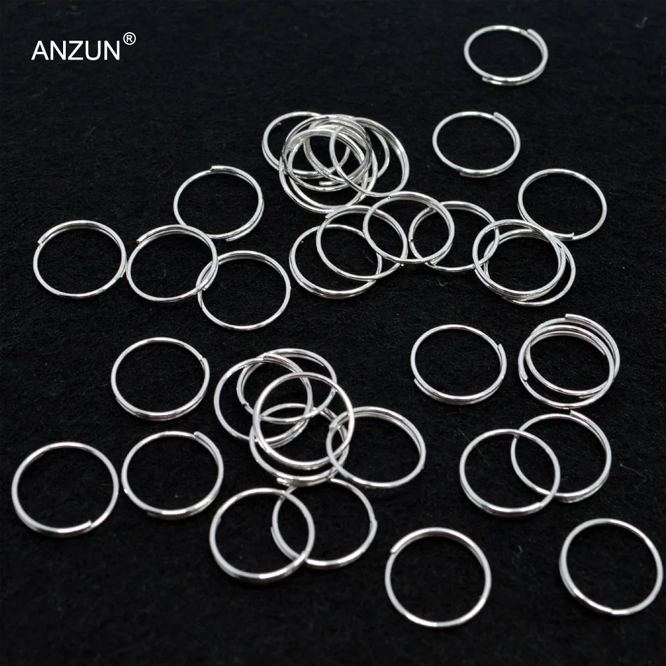 

10mm 12mm 136Pcs Stainless steel Curtain Rings Hanger For Car Caravan Home Curtains