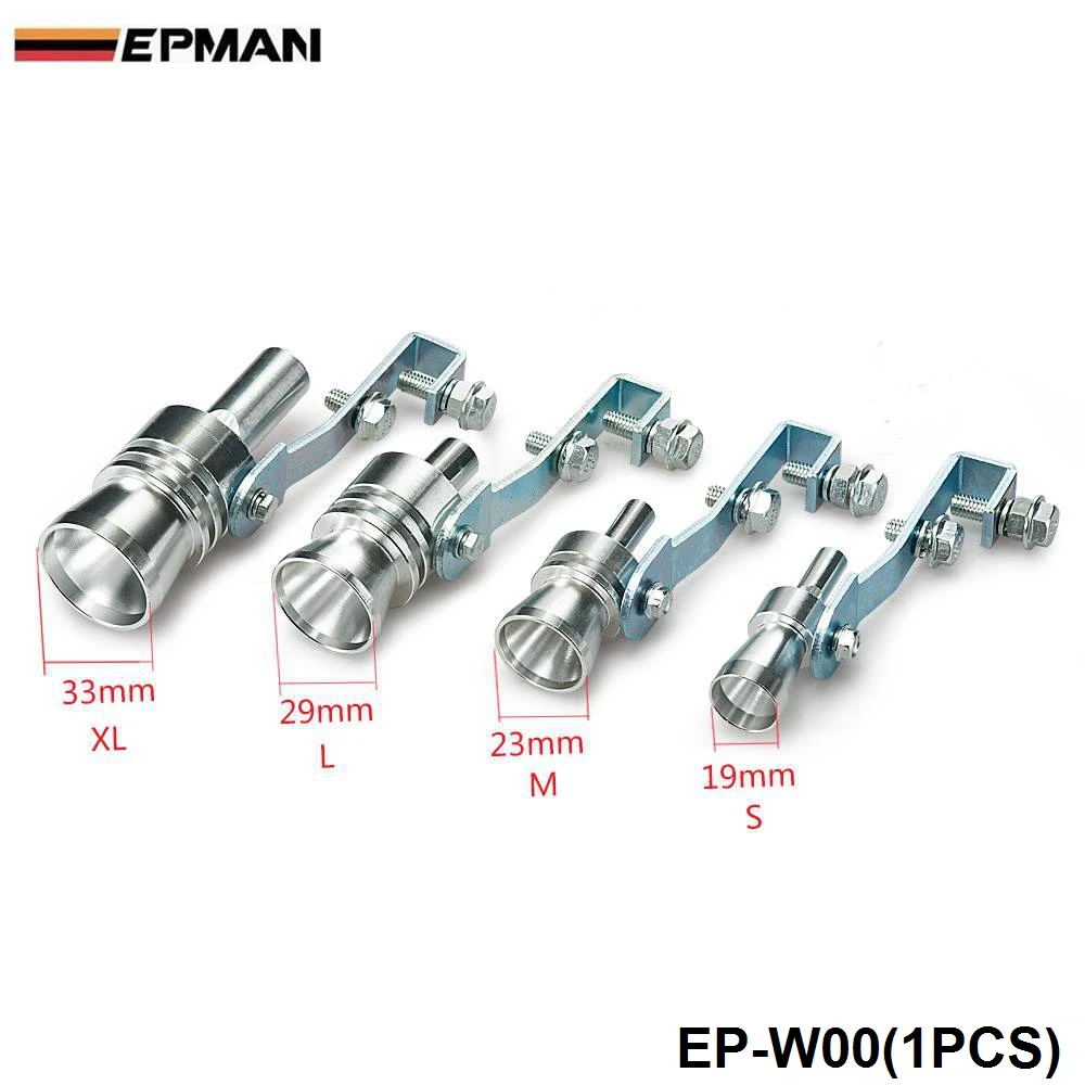 Универсальный турбо звук глушитель труба свисток/Поддельные Blow-off BOV симулятор Whistler Размер s/m/l/XL EP-W00-AF