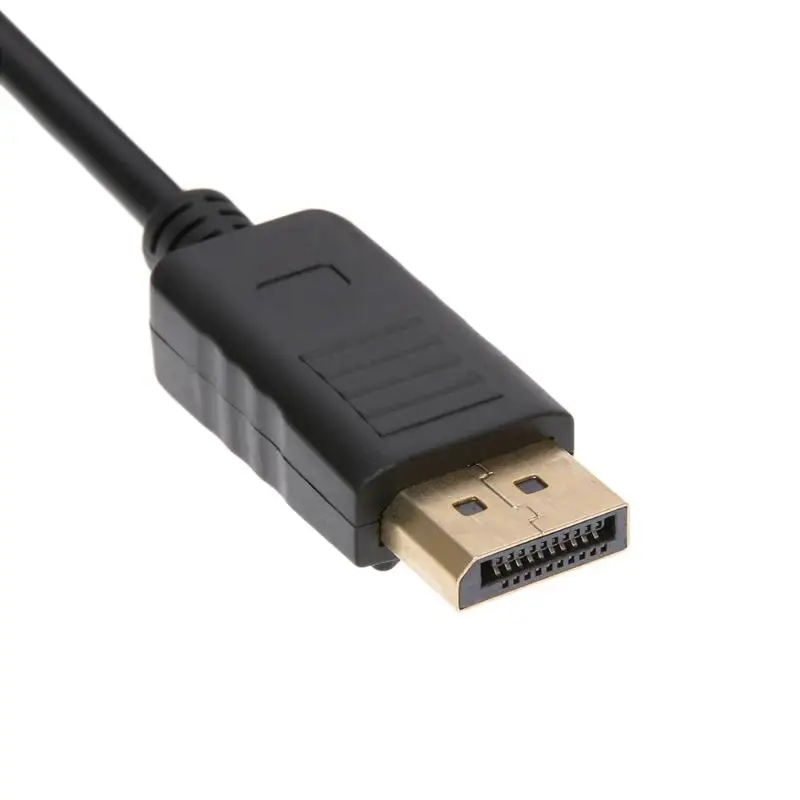 1,8 м DisplayPort папа-VGA папа адаптер конвертер кабель DP к VGA Аудио Видео шнур провод для компьютера проектор