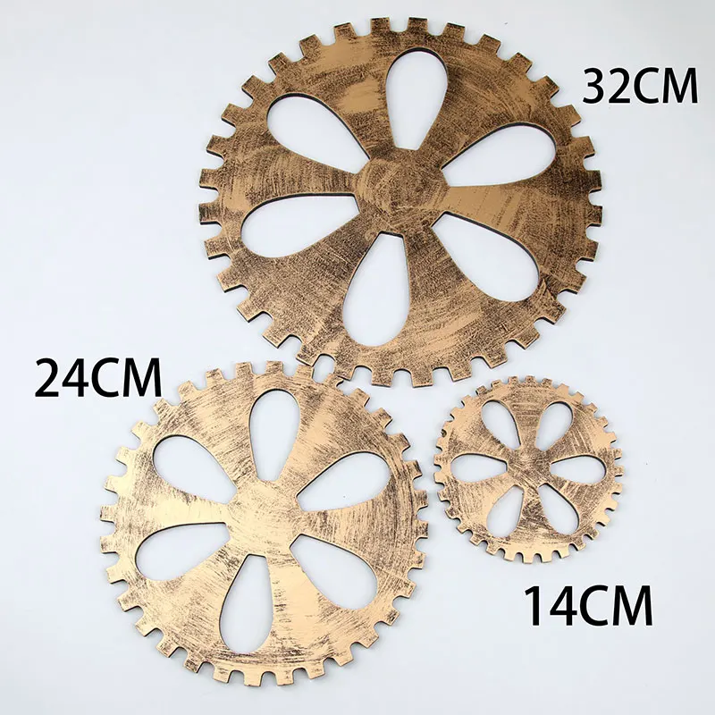 1 шт. настенное искусство винтажное промышленное деревянное снаряжение шикарный