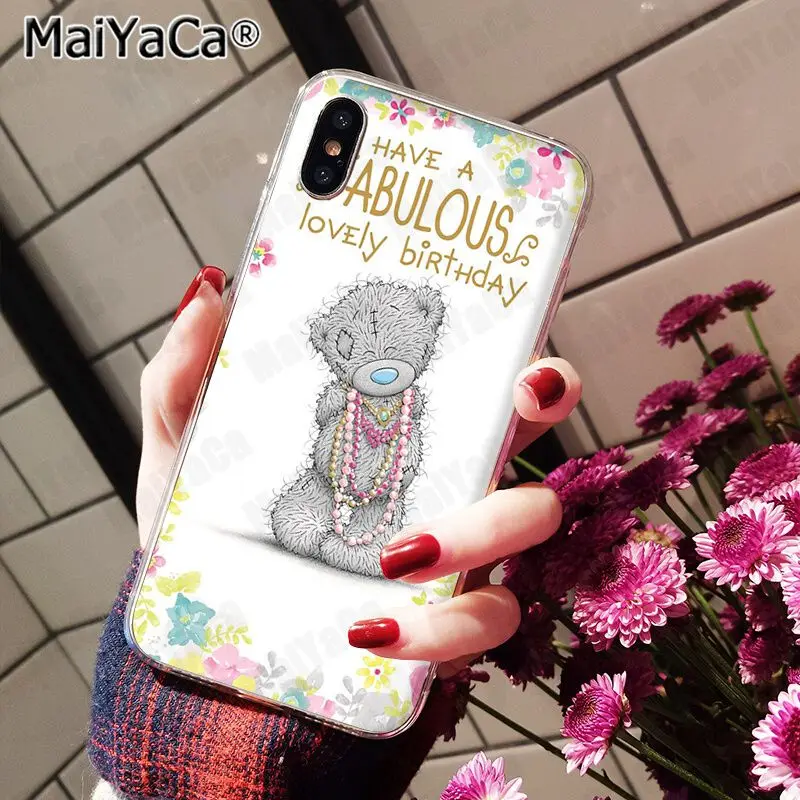 MaiYaCa силиконовый чехол для телефона, низкая, Tatty Teddy Me To You Bear для iphone 11 pro 8 7 66S Plus X 10 5S SE 5C XS XR XS MAX