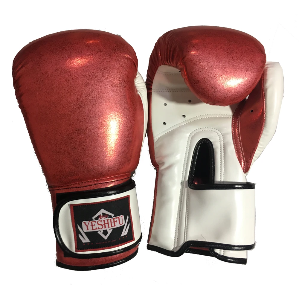 Блестящие перчатки для тайского бокса взрослых MMA Sparring Muay Kickboxing Martial Arts Grappling Sanda