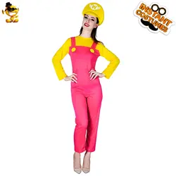 DSPLAY карнавальный классический Марио девушка фильм ролевая игра нарядное платье новый дизайн T милые наряды для женщин косплэй