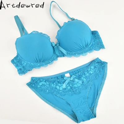 calvin klein underwear set ARTDEWRED New arrival Plus Size Bra Set 38-48 CDE Cup Brassiere Sets Women Sexy Lace Underwear Large Bra And Panty bralette womens lingerie sets Bra & Brief Sets