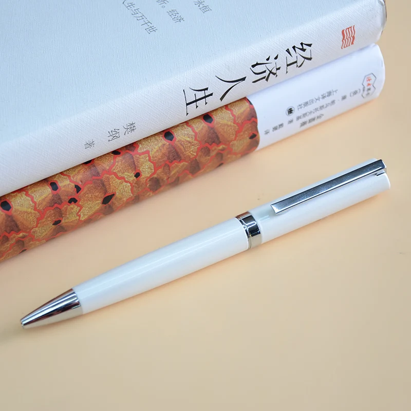 

BaoerY02 Ballpoint Pen Metal gel Pen Black Ink Gift for Office School Stylo Bille De Luxe Plumas Estilograficas Alta Cali kawaii