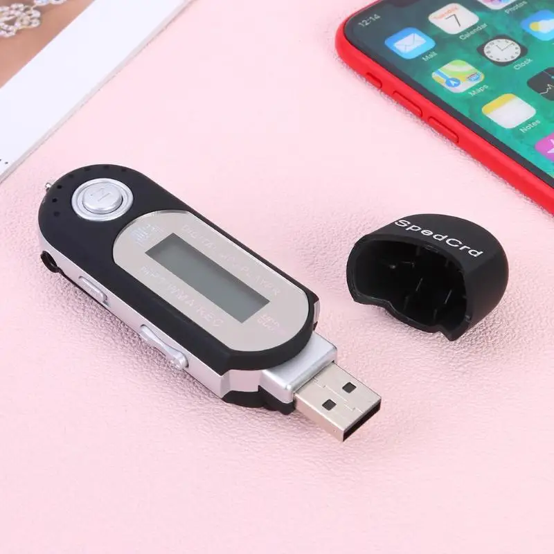 Портативный мини USB флэш MP3 музыкальный плеер ЖК-экран Встроенный 4 Гб Memeroy