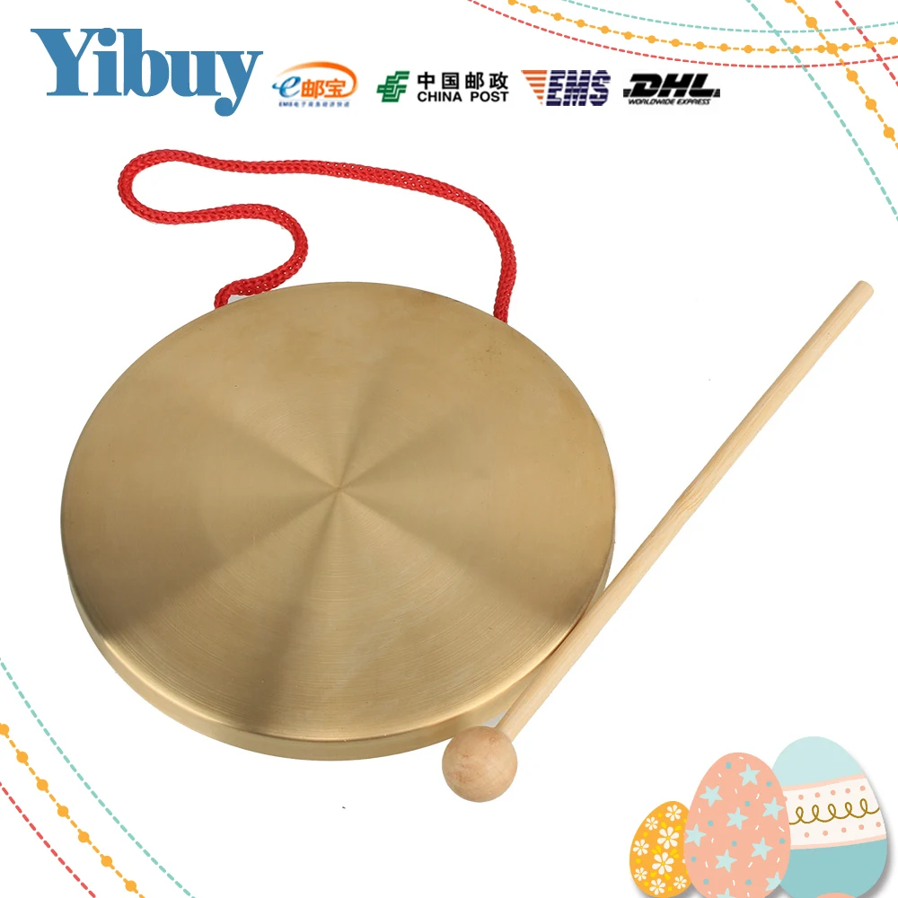 

Yibuy Alto Hand Gong Chapel Copper Cymbals Percussion 15.5 Diameter Opera