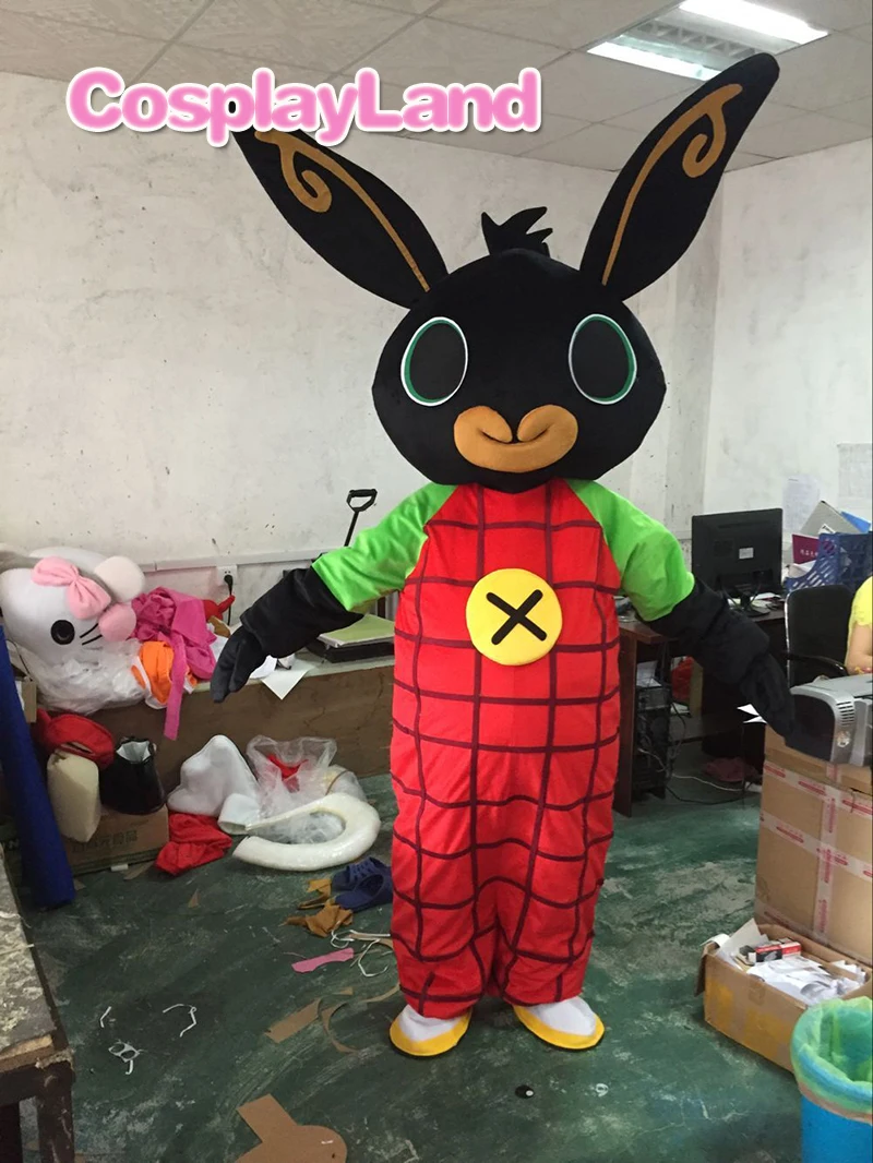 

Rabbit BING Mascot Costume High Quality Rabbit Mascot Fancy Carnival Halloween Party Advertising Free shipping