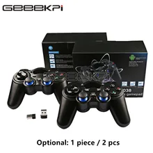 GeeekPi nouveau contrôleur de jeu de manette sans fil 2.4GHz pour PC, Raspberry Pi, RetroPie, boîtier de TV intelligent Android, tablette PC, PS3(China)