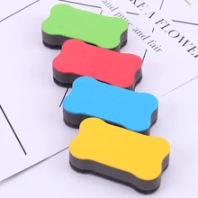 1 PC Cartoon Knochen Tafel Radiergummi Hohe Qualität Magnetische Weiß Bord Radiergummis Schule Büro Whiteboard Marker Reiniger Werkzeug