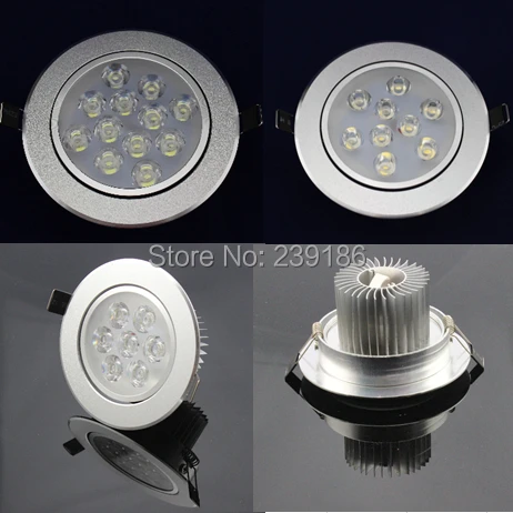 Downlights 1 pc 1w3w5w7w9w12w ac85-265v conduziu Color Temperature : 6000-6500k / 4000-4500k / 3000-3500k