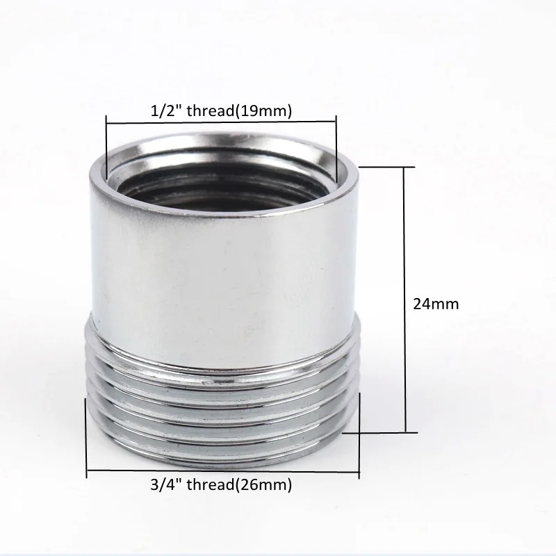 Нержавеющая сталь женский 1/" на мужской 3/4" резьбовой редукционный соединитель кран адаптер садовый фитинг для полива соединение для крана
