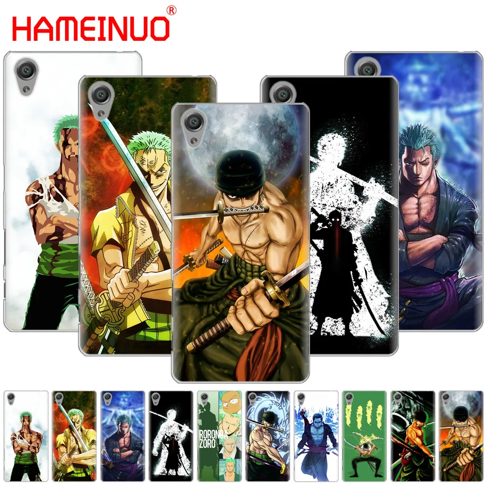 

HAMEINUO One Piece Roronoa Zoro Anime phone Case for sony xperia C6 XA1 XA2 XA ULTRA X XP L1 L2 X XZ1 compact XR/XZ PREMIUM