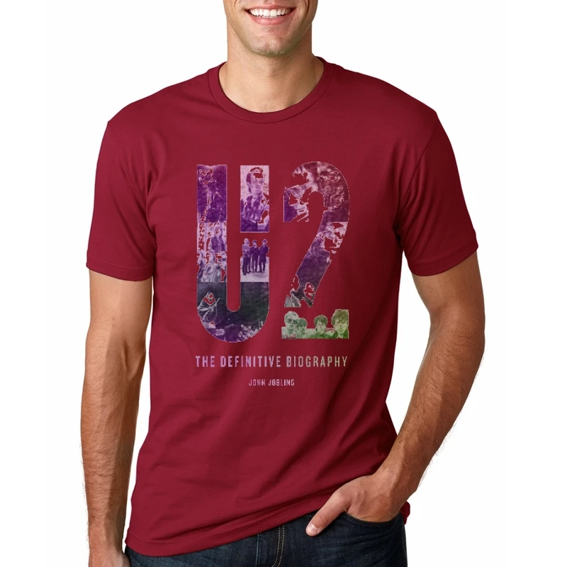 Мужская модная футболка, дизайн рок-музыки, футболка с коротким рукавом, хипстерские Топы U2, футболки с принтом, крутая футболка