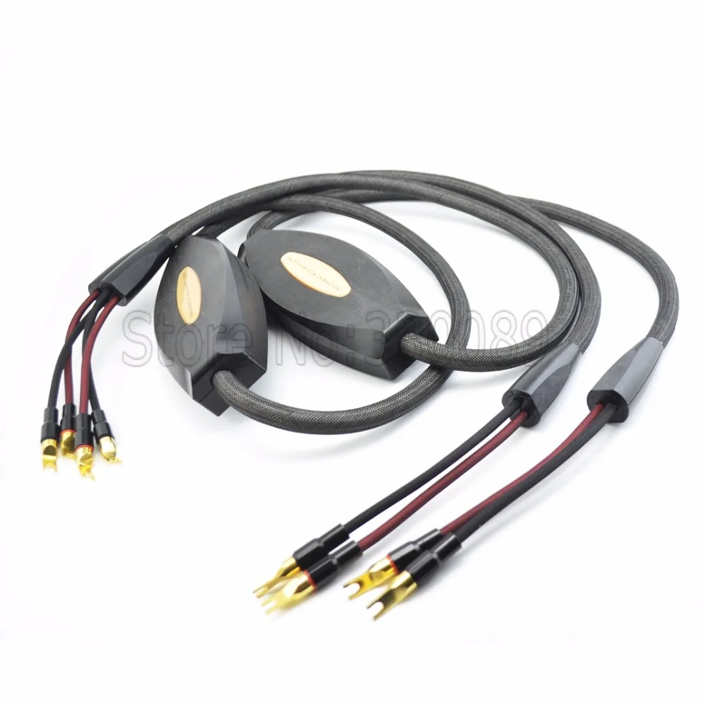 

3M transparent musicwave ultra audio speaker cable with Gold plated Y spade