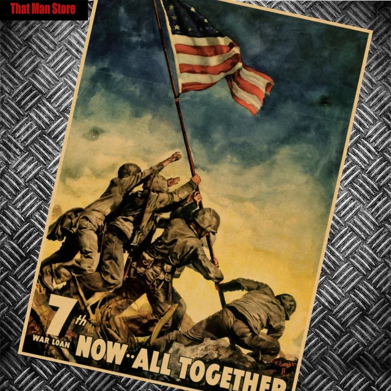 Флаги войны наших отцов Iwo Jima 7 лет теперь все вместе винтажные старые бумажные