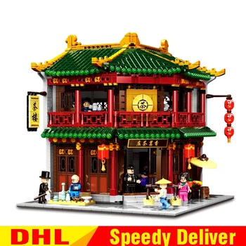 

XINGBAO 01021 Chinese Style Building The Toon Tea House Set Building Blocks Bricks Kids Gifts Leingly Toys Clone Lepinges