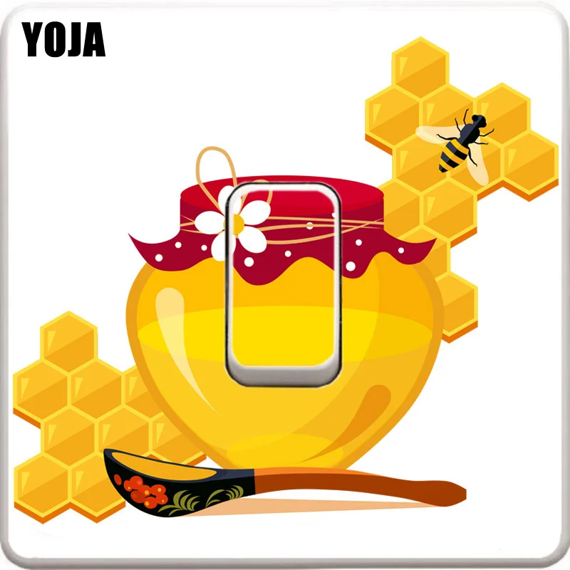 

YOJA Bees With Honey Family Room Decor Wall Sticker Colour Switch Stickers 12ss0043
