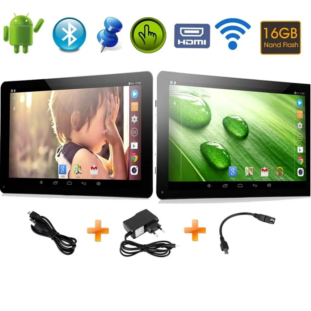 16 ГБ Octa Core 10." zoll Планшеты ПК Android 4.4 двойной Kamera 2.0 ГГц 3G WI-FI HDMI Bluetooth