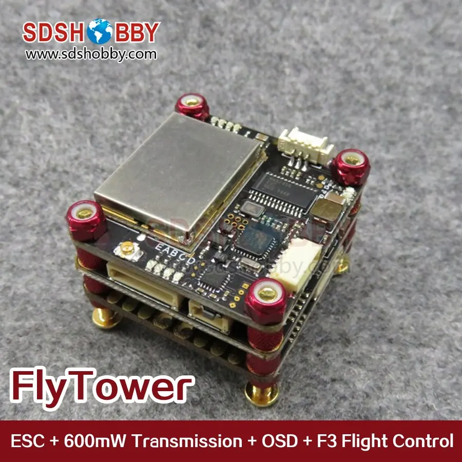 FlyTower Flight Control Combo Integrated ESC 600mW 40CH Transmission OSD Improved F3 Flight Control