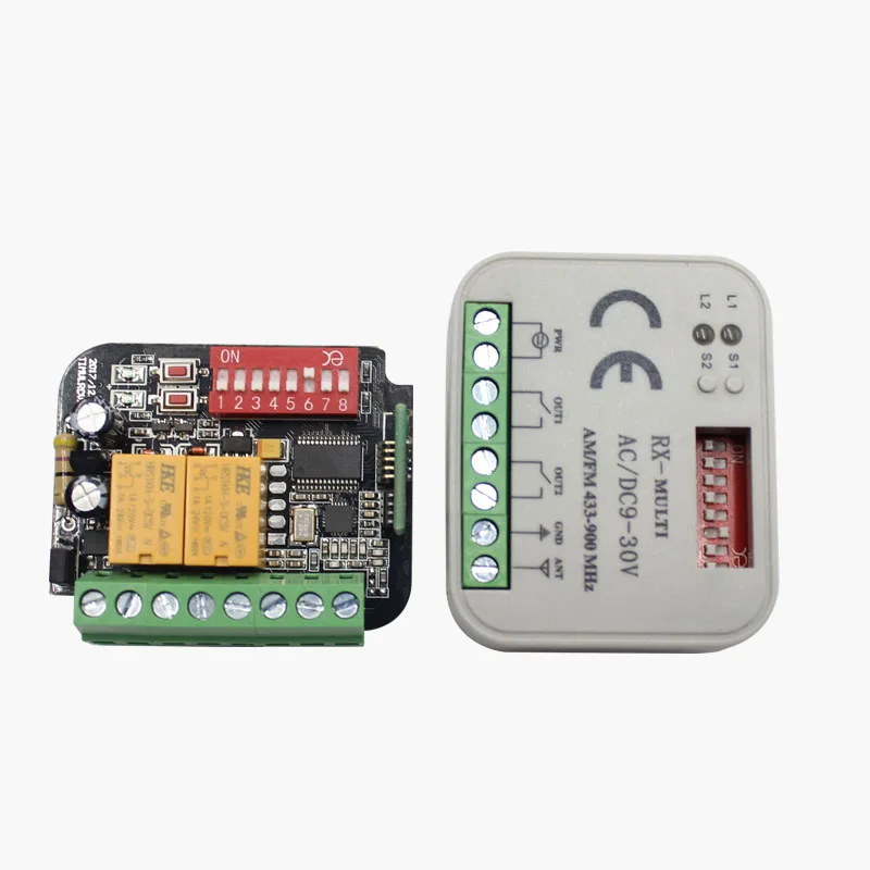 MULTI 280-868Mhz Universal Wireless Remote Control Switch 2CH Relay Receiver Module and RF 433 Mhz Remote Controls MULTI 280-868Mhz Universal Wireless Remote Control Switch 2CH Relay Receiver Module and RF 433 Mhz Remote Controls