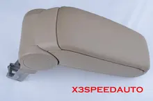 Cream Leather Center Console Armrest For AUDI A6 1999-2004 2003 2002 2001 2000