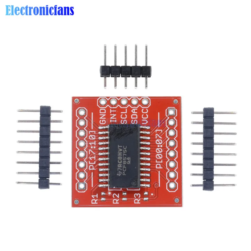 PCF8575 PCF8575C IIC I2C I/O Модуль расширения щит 16 бит 400 кГц SMBus I/O порты для Arduino