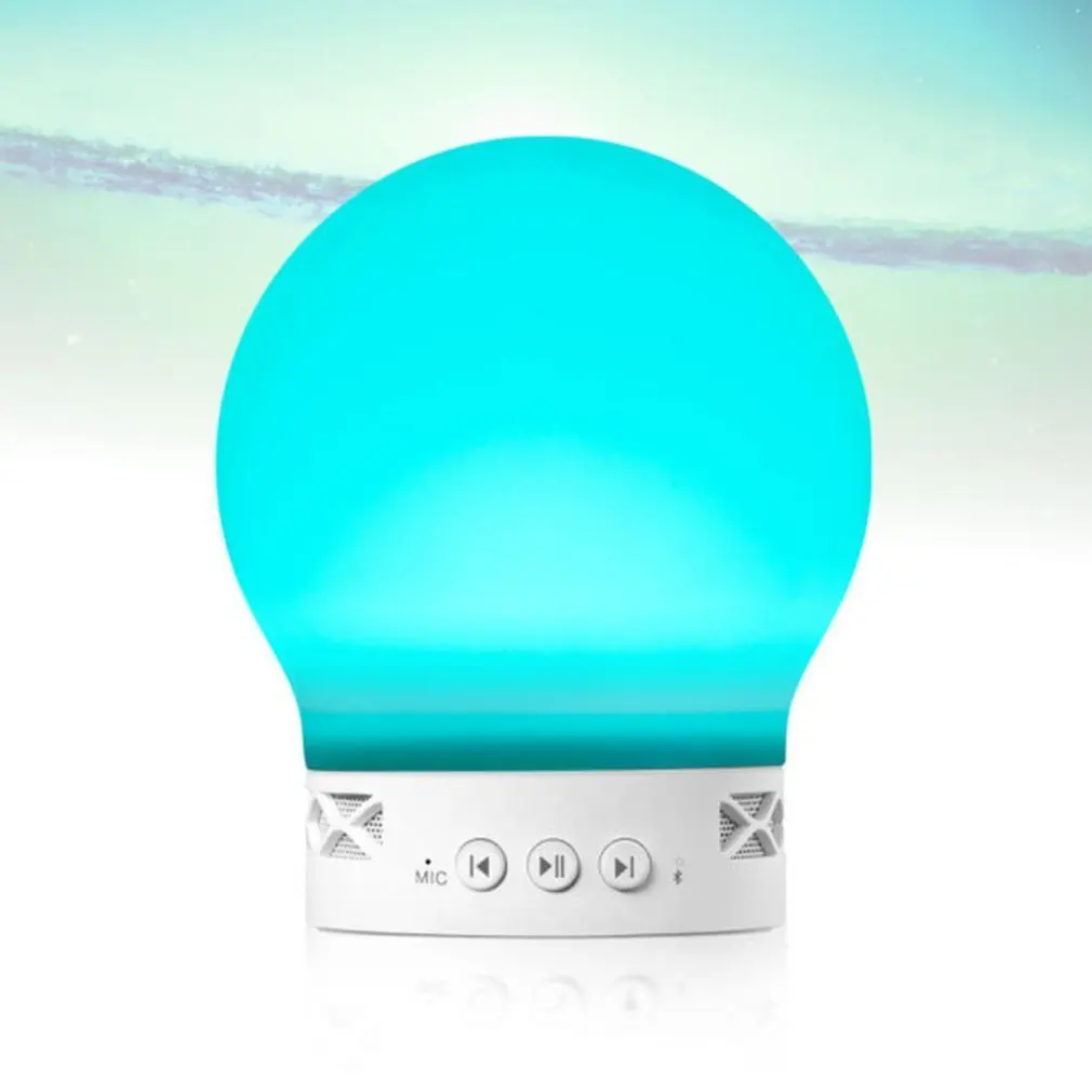 Outdoor Indoor Bluetooth Speaker Light Wireless Bluetooth Colorful Bluetooth Card Speaker Table
