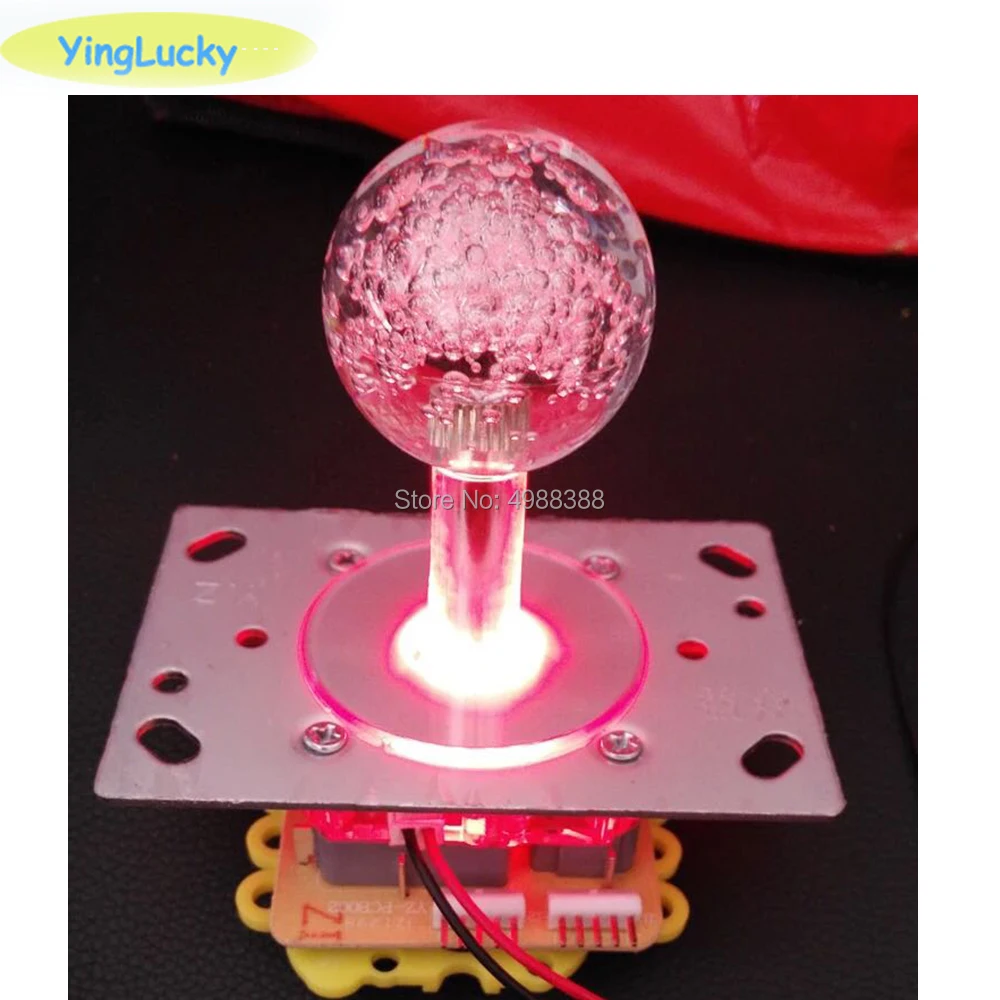 Joystick colorido de led para jogos de