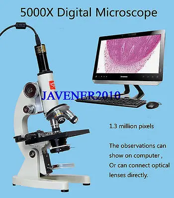 

Professional Biological Microscope 5000X Metal Button Electronic Eyepiece