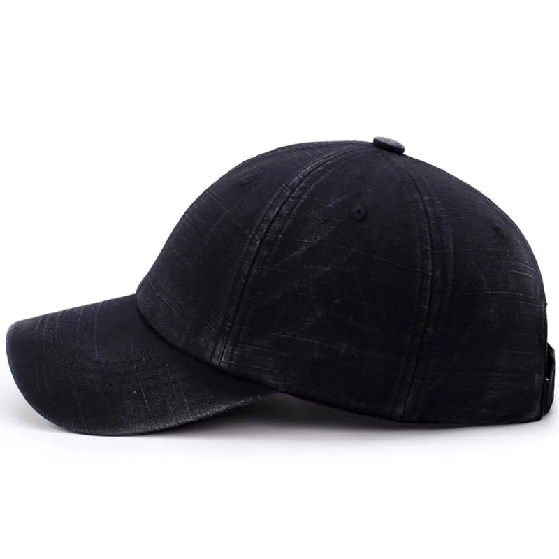 Huesos color sólido lavado Denim Snapback sombreros otoño verano hombres mujeres gorra de béisbol Golf Sunblock Beisbol Casquette Hockey gorras