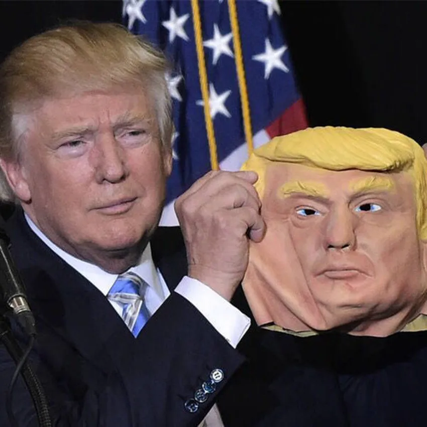 1 шт. маска Дональда Трампа Президентский костюм миллиардера латексная