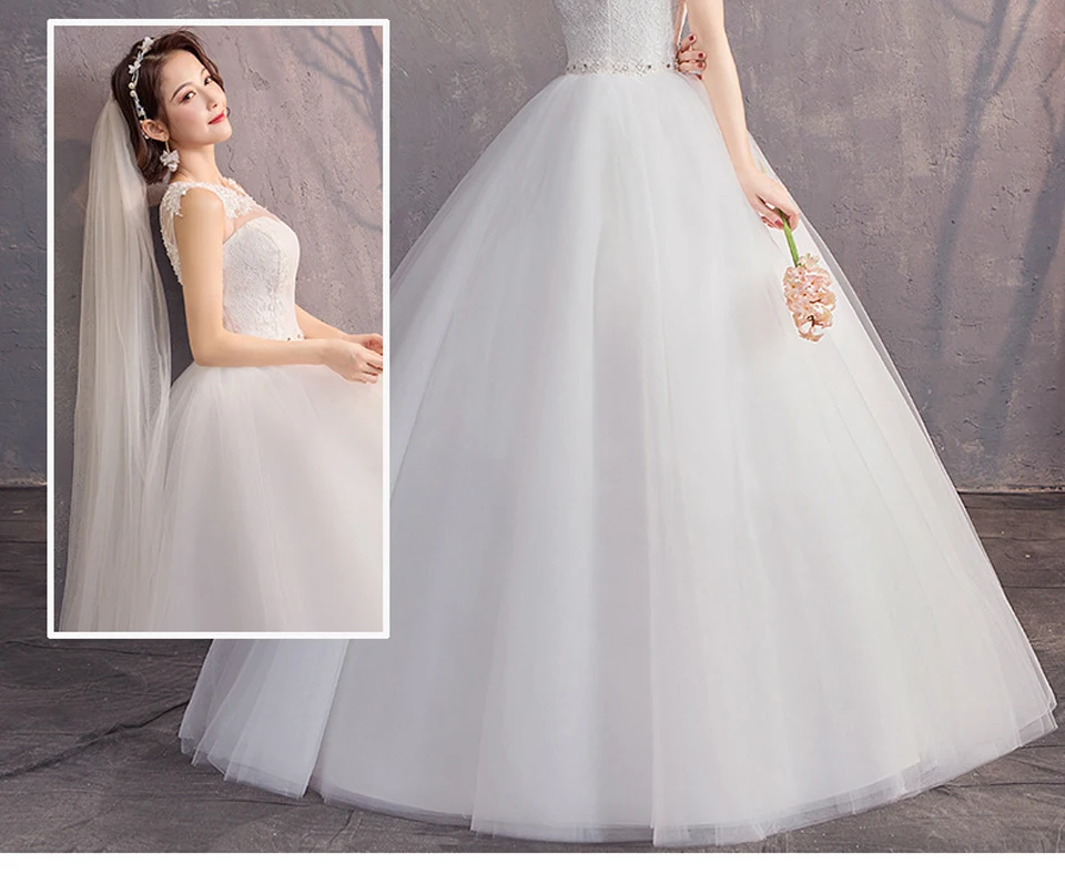 Подгонянное простое кружевное свадебное платье es длинное Бальное Платье vestidos De Noiva Свадебные платья женское свадебное платье Низкое