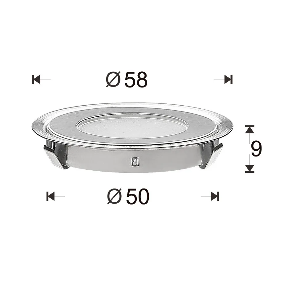 QACA 7 лм SMD3350 LED свет палубы низкого напряжения водонепроницаемый IP67 деревянный пол