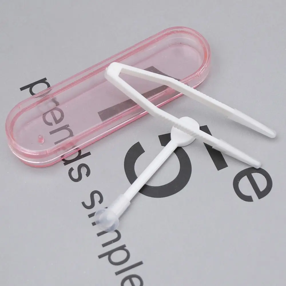 1 Набор для ухода за глазами контактные линзы пластиковые пинцеты для удаления вставок аксессуары для полезного пластика Инструменты для зажима случайный цвет
