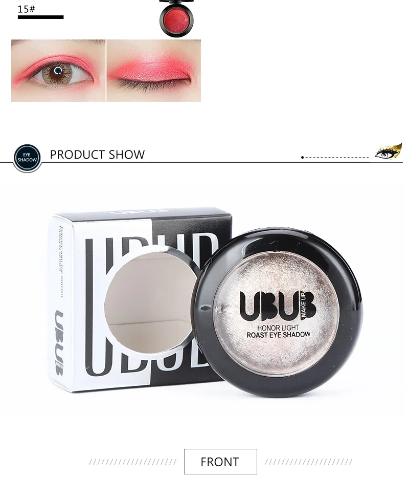 UBUB 12 Color Shining Eye Shadow Professional Makeup Single Matte EyeShadow Palette Glitter Eye shadow Make up Pigment Cosmetics (6)
