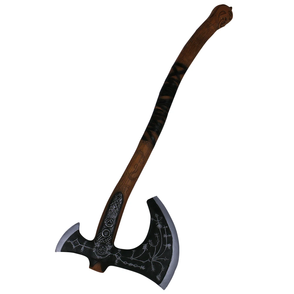 2018 God of War Kratos Leviathan Axe Cosplay Kratos Weapon Axe Halloween Props (6)