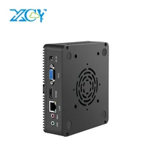 XCY Mini PC Intel Celeron 3965U 4K UHD Windows 10 Linux HD Graphics 610 Barebone HTPC HDMI VGA WIFI Gigabit Ethernet 6xUSB