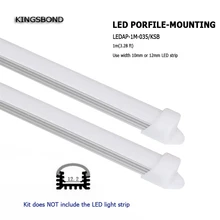 10 шт. Алюминиевая СВЕТОДИОДНАЯ подсветка Свет профиль с U слот алюминиевый профиль для светодио дный полосы света 5050 5630 корпус 10 мм 12 мм