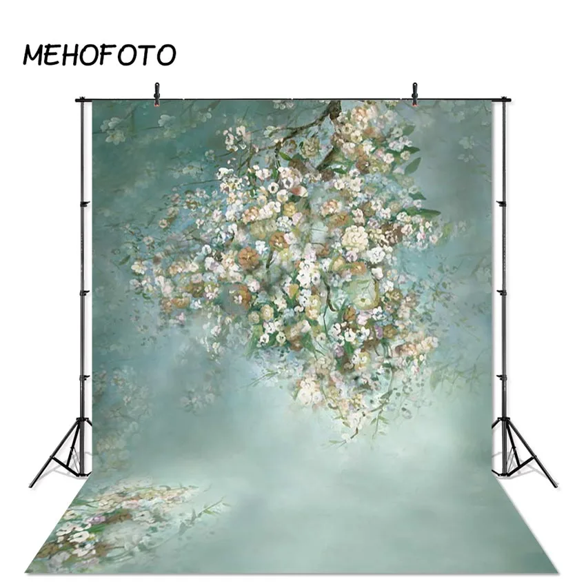 

MEHOFOTO Newborns Photography Backdrops Spring Flower Baby Photo Background for Photo Booth Photophone Photocall