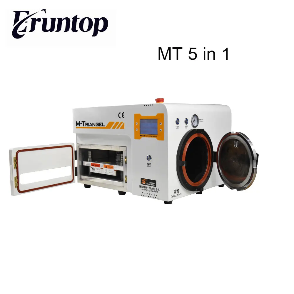 

5 in 1 MT Built-in Bubble Remove Vacuum OCA laminating Machine LCD Screen Repair Automatic OCA Laminator For LCD Refurbish