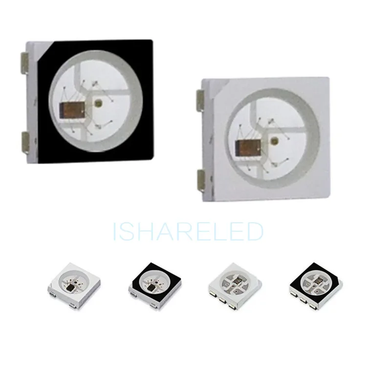 100pcs/1000pcs SK6812 IC Bulit in 5050 RGB RGBW RGBCW CCT(WWA) SMD Addressable LED Chip Bead DC5V