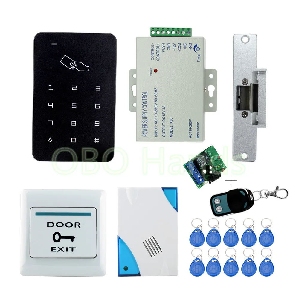 Complete RFID Door Access Control System Kit Set With Electric Lock ...