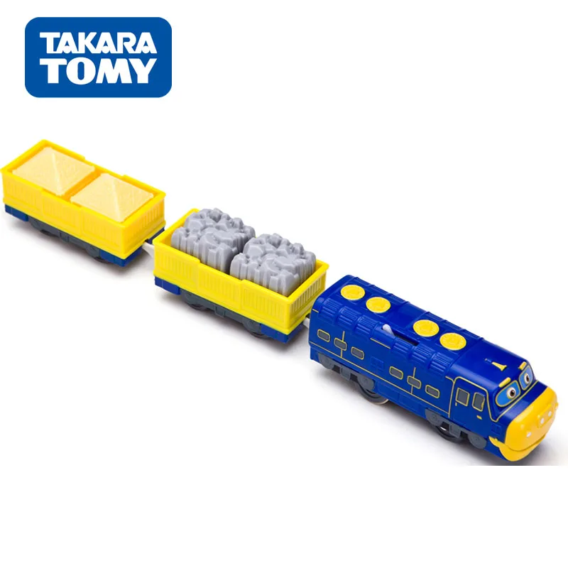 Takara Tomy Plarail Chuggington CS 03 Брюстер Электрический моторизованный игрушечный поезд