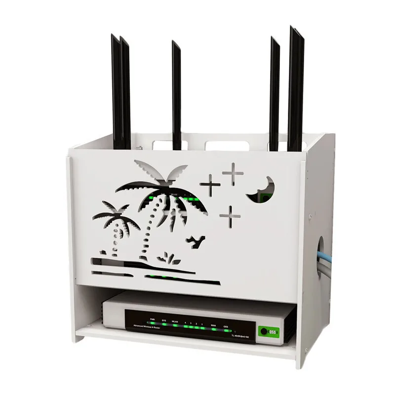 wireless WIFI receiving multifunctional router Europe hanger box shelf socket cover