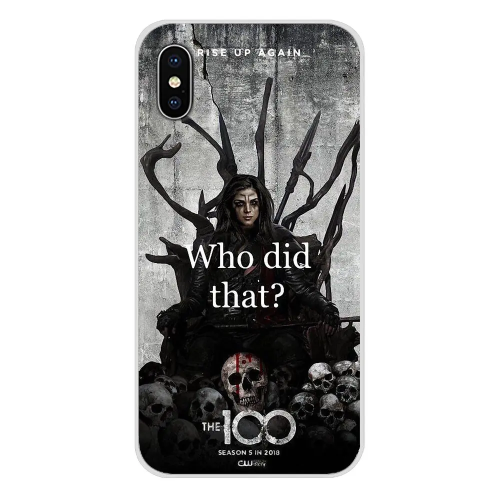 For Samsung Galaxy S4 S5 MINI S6 S7 edge S8 S9 S10 Plus Note 3 4 5 8 9 Silicone Case The Hundred The 100 Tv Shows Popular Custom